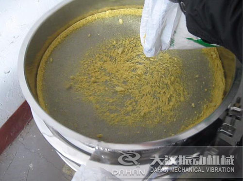 硫磺粉超聲波振動篩試機效果演示 硫磺粉超聲波振動篩試機效果演示